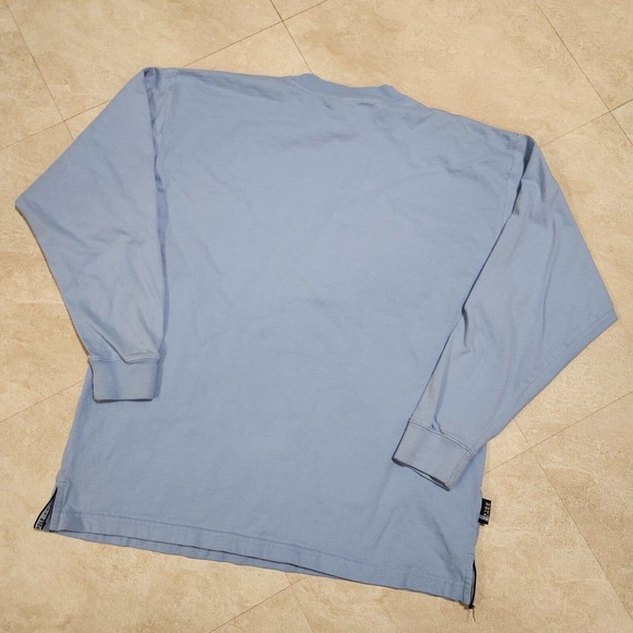 VTG South Pole Mens XL Embroidered Spellout Blue Long Sleeve T Shirt Streetwear - Picture 12 of 12